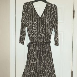 Cross Over Front & Back Dress